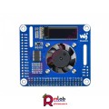 Module điều khiển quạt PWM HAT dành cho Raspberry Pi, I2C, tích hợp bộ theo dõi nhiệt độ